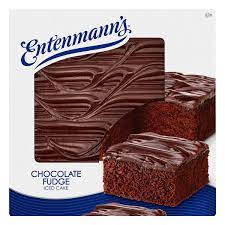 Entenmann S Chocolate Fudge Iced Cake Chocolate Fudge Cake Chocolate  gambar png