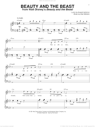 Alan Menken: Beauty And The Beast sheet music for voice and piano