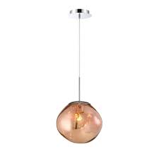 Shop Eurofase Bankwell Pearlized Orb Light Pendant In Copper 34287 019 12 50 High X 10 50 In Diameter Free Shipping Today Overstock 20709540