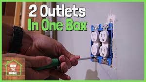 wiring a double receptacle the correct