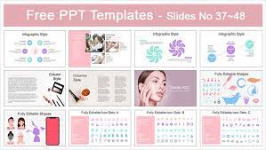 makeup cosmetics powerpoint templates