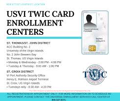 Often maritime professionals need to have a twic card to get into secure areas without supervision. Virgin Islands Port Authority Residents Of The St Thomas St John District Now Have A New Permanent Location At The University Of The Virgin Islands To Obtain Their Transportation Worker Identification Credential Twic