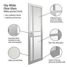 City White Clear Glass Industrial Style