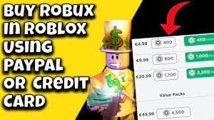 how to robux in roblox using paypal