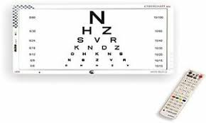 Details About Snellen Led Visual Acuity Chart 20 Led Display With Remote Control Free Shipping