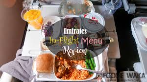 emirates economy cl in flight menu