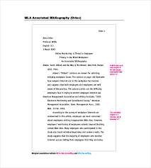 Bunch Ideas of Apa Format For Annotated Bibliography  th Edition In Download
