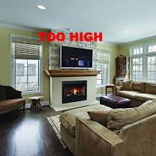 is your tv too high learn ergo