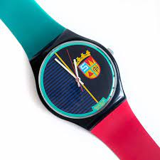 Vintage 1980s Swatch Maxi Sir Swatch