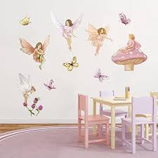 Decalmile Fairies Wall Stickers