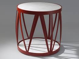 Zig Zag Round Coffee Table By