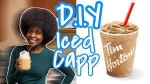 diy iced capp just like tim hortons