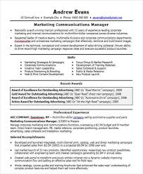 / 9+ functional curriculum vitae templates. 30 Professional Marketing Resume Templates Pdf Doc Free Premium Templates