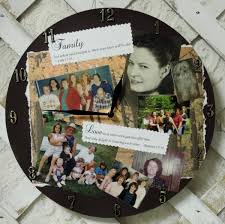 Photo Collage Memory Wall Clock