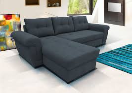 corner sofa bed with storage black