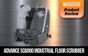 advance sc6000 industrial floor scrubber