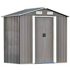 6 Ft W X 4 Ft D Metal Storage Shed