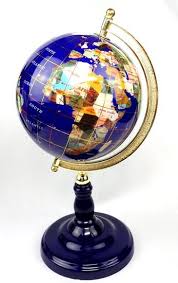 Lapis? he asked cautiously, reaching out to touch her shoulder. Lot Art Precious Globe Made Of Lapis Lazuli And Other Semi Precious Stones 3124 G