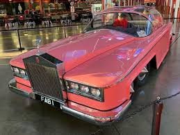 SuperFly Autos - The Lady Penelope Creighton-Ward's pink six-wheel “Rolls- Royce” in the British TV series “Thunderbirds”. The original car was just a miniature that was only big enough for puppets, but eventually