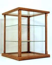 Wood And Glass Display Case For Models