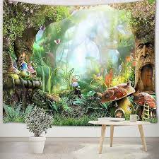 Wall Tapestry Forest Wall Hanging