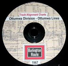 Cb Q Rr Burlington Route1967 Ottumwa Lines Track Chart Pdf