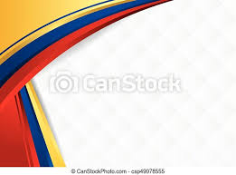 The current flag became official in 1851. Abstract Background With Shapes With The Colors Of The Flag Of Ecuador Colombia And Venezuela To Use As Diploma Or Canstock