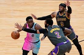 I'm just here so i won't get fined lakers |: As Lakers Work In Andre Drummond Team S Attitude Remains Upbeat Orange County Register
