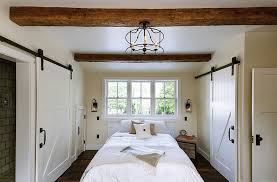 Sliding barn door for small closet. 25 Bedrooms That Showcase The Beauty Of Sliding Barn Doors