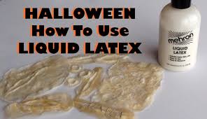 liquid latex to create realistic wounds
