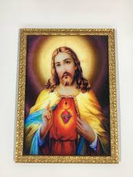 Christ Sacred Heart Framed