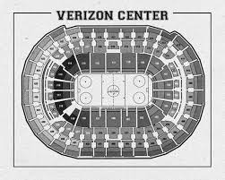 Print Of Vintage Verizon Center Seating Chart On Photo Paper Matte Paper Or Canvas Sports Tickets Art Home Line Drawing Washington Capitals