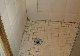 to clean and repair custom tile shower