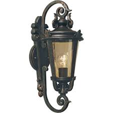 outdoor weathered bronze wall light