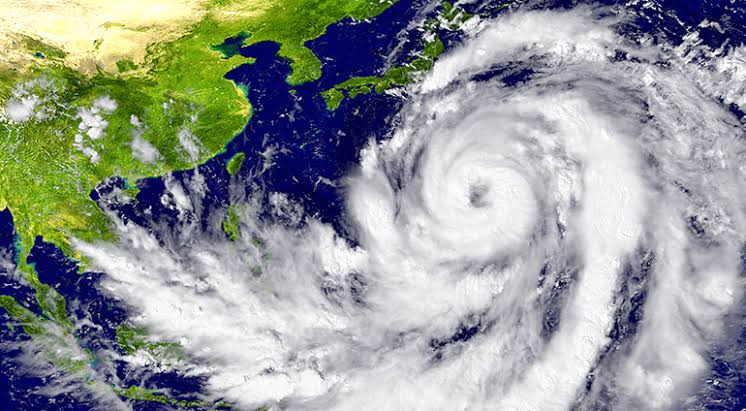台風の画像
