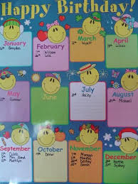 How To Make Birthday Chart For School Designs For Birthday