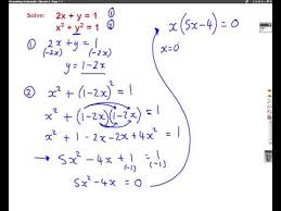 harder simultaneous equations mathscast