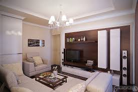 cream living room colored accents