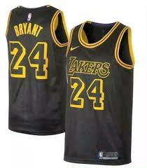 The lakers will wear their black mamba alternative jerseys on 8/24 for game 4 of the first round against portland, according to the nba's lockervision website. Nike Kobe Bryant Black Mamba Lakers City Edition Xl Swingman Jersey Aj6432 011 For Sale Online