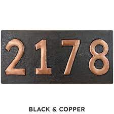 Address Plaque Copper Number Sign