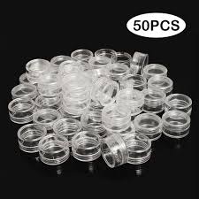 storage cups clear plastic jewelry bead