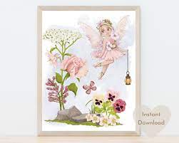 Fairy Garden Art Fairy Nursery Print
