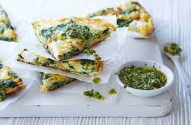 spinach pesto and goat s cheese