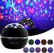 Night Light Projector Star Projector With Ocean For Boys And Girls 360 Rotating 8 Colors Mode Led Night Lights For Kids Baby Bedroom Decoration Star Projector Night Light For Kids Black Amazon Com