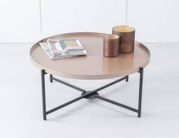Nordic Rose Gold Round Coffee Table