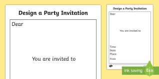 Wedding party program template dibzat co. Children S Birthday Invite Card Template Primary Resource