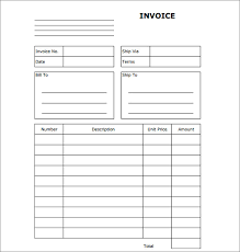 Blank Invoice Template 52 Documents In Word Excel Pdf