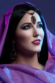 arabic makeup stock photos royalty
