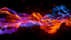 Blue And Red Fire Wallpapers ...