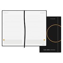 At A Glance Undated Planning Notebook One Page Per Day With Calendar And Date Box 6 X 9 In 12 Months Jan Dec Black